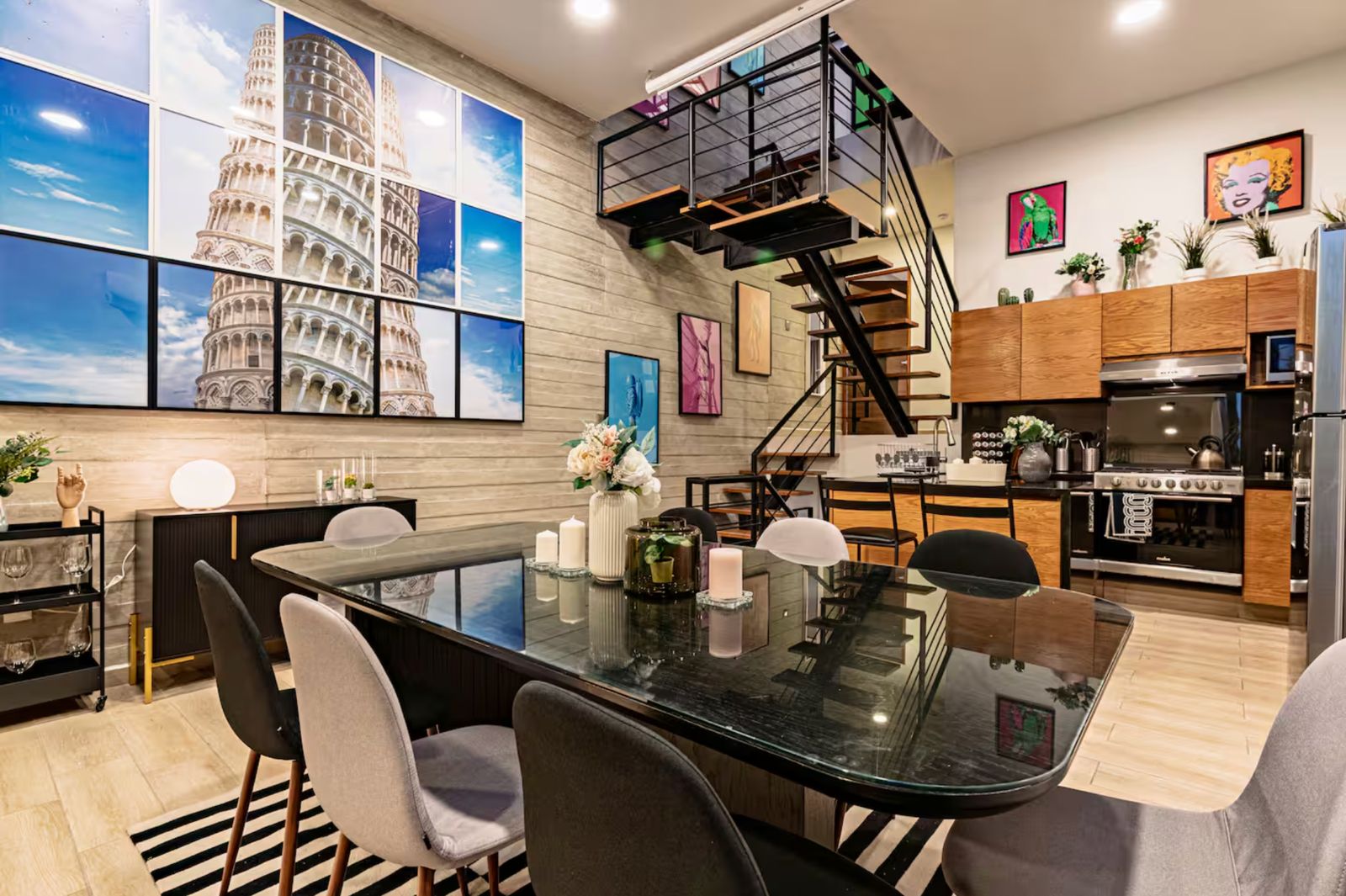 Interior del coliving Roma Sur